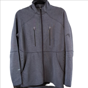TESH Gray Fitted Jacket Size Medium